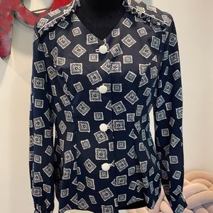 Vintage handmade square dancing shirt